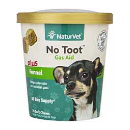 No Toot Gas Aid Soft Chews for Dogs  NaturVet